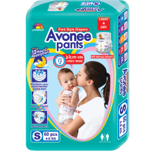 Avonee Jumbo Pack Small Pant Diaper 4-8Kg 60Pcs